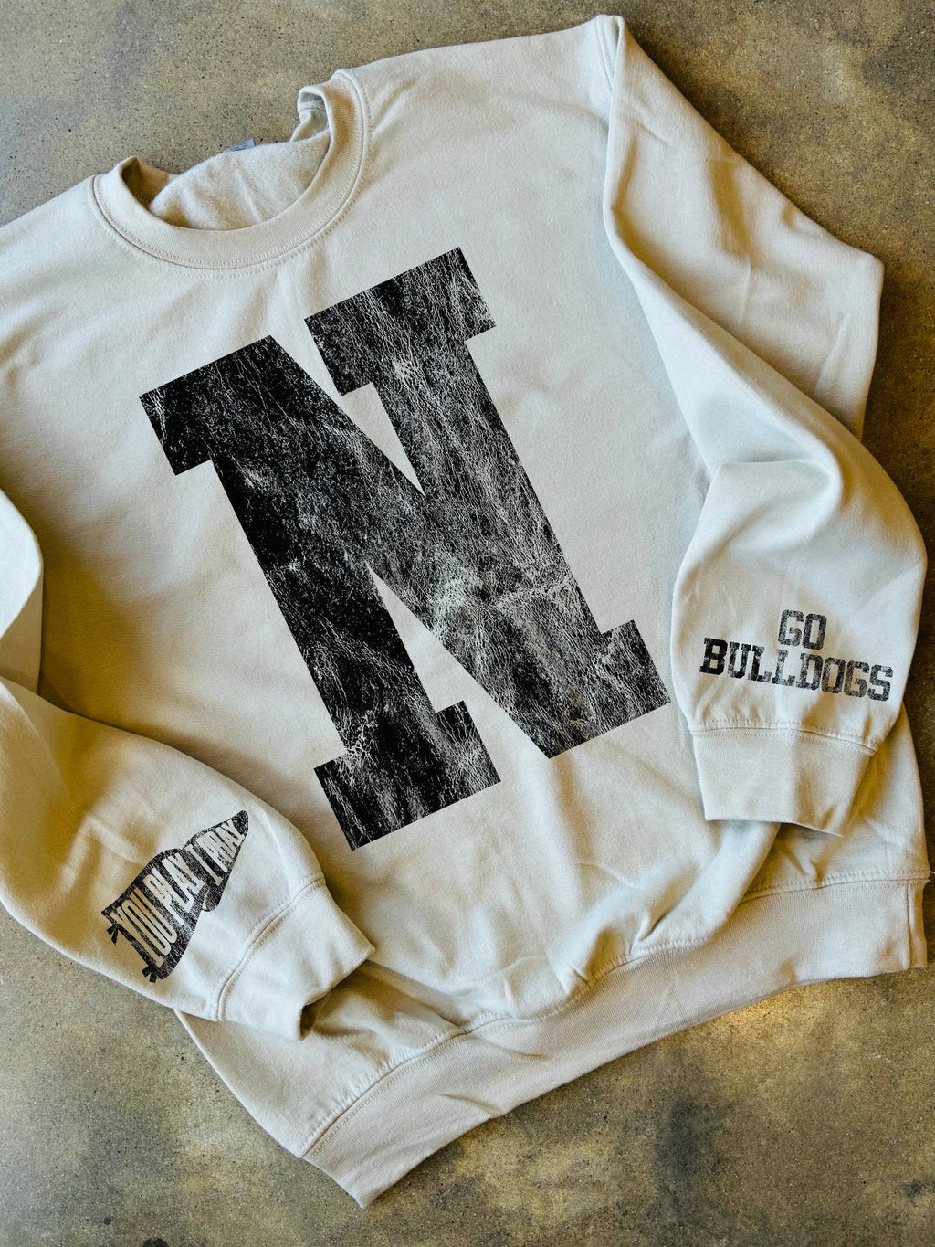 Custom #1 Fan | Gameday Sweatshirt | Graphic Tee: S