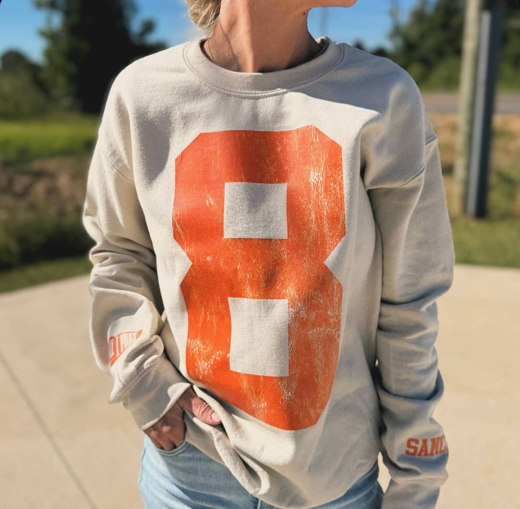 Custom #1 Fan | Gameday Sweatshirt | Graphic Tee: L