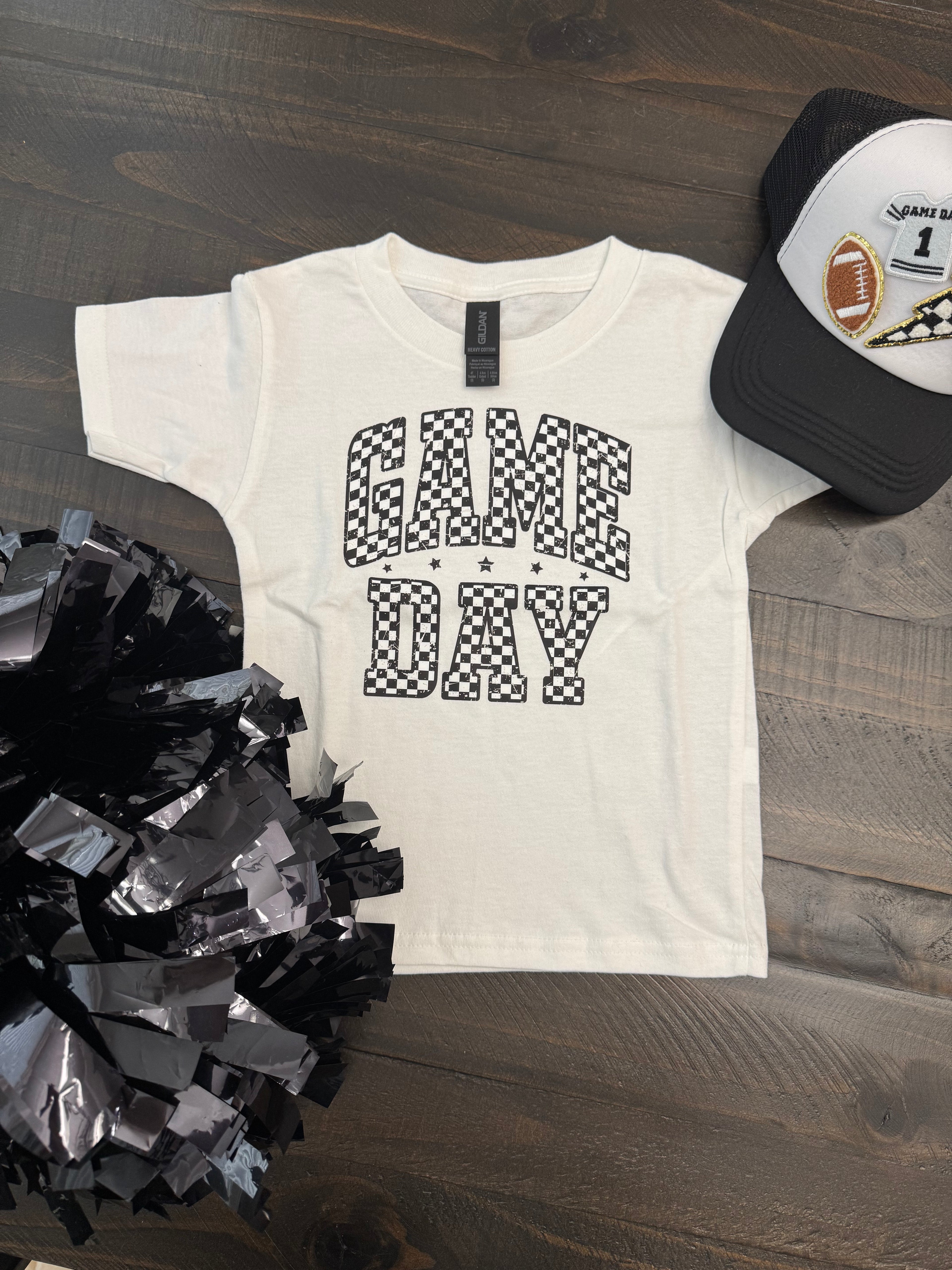 Checkered Game Day Tee