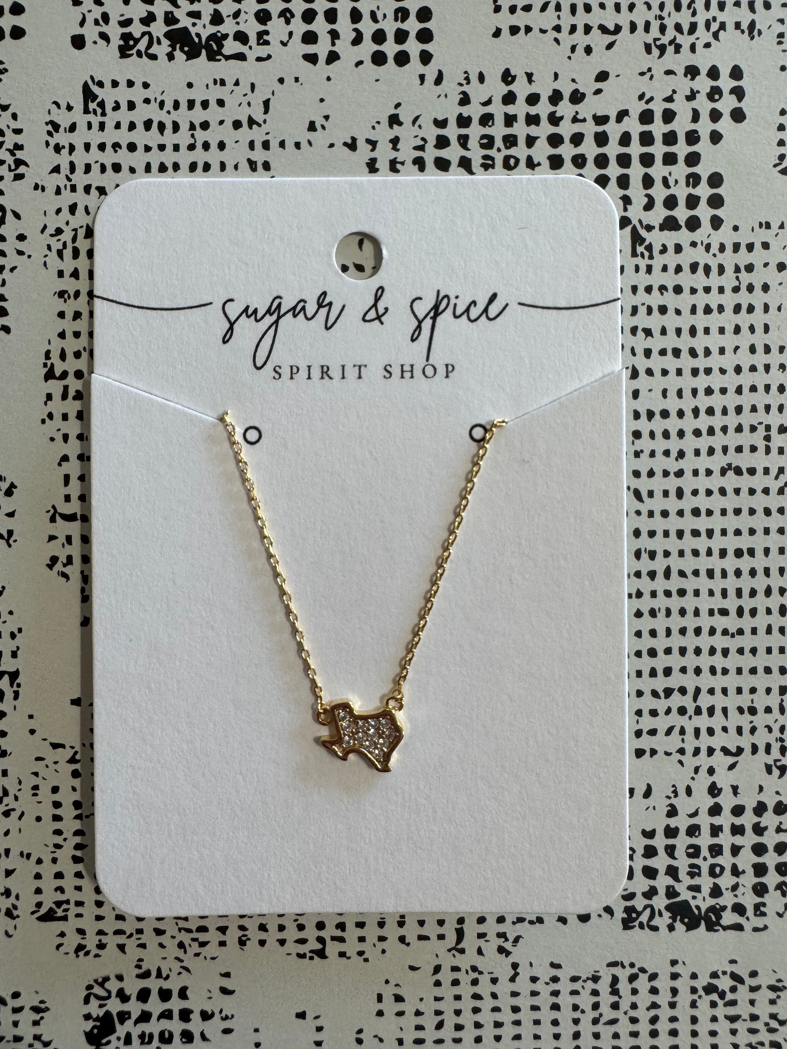 Texas Pendant Necklace