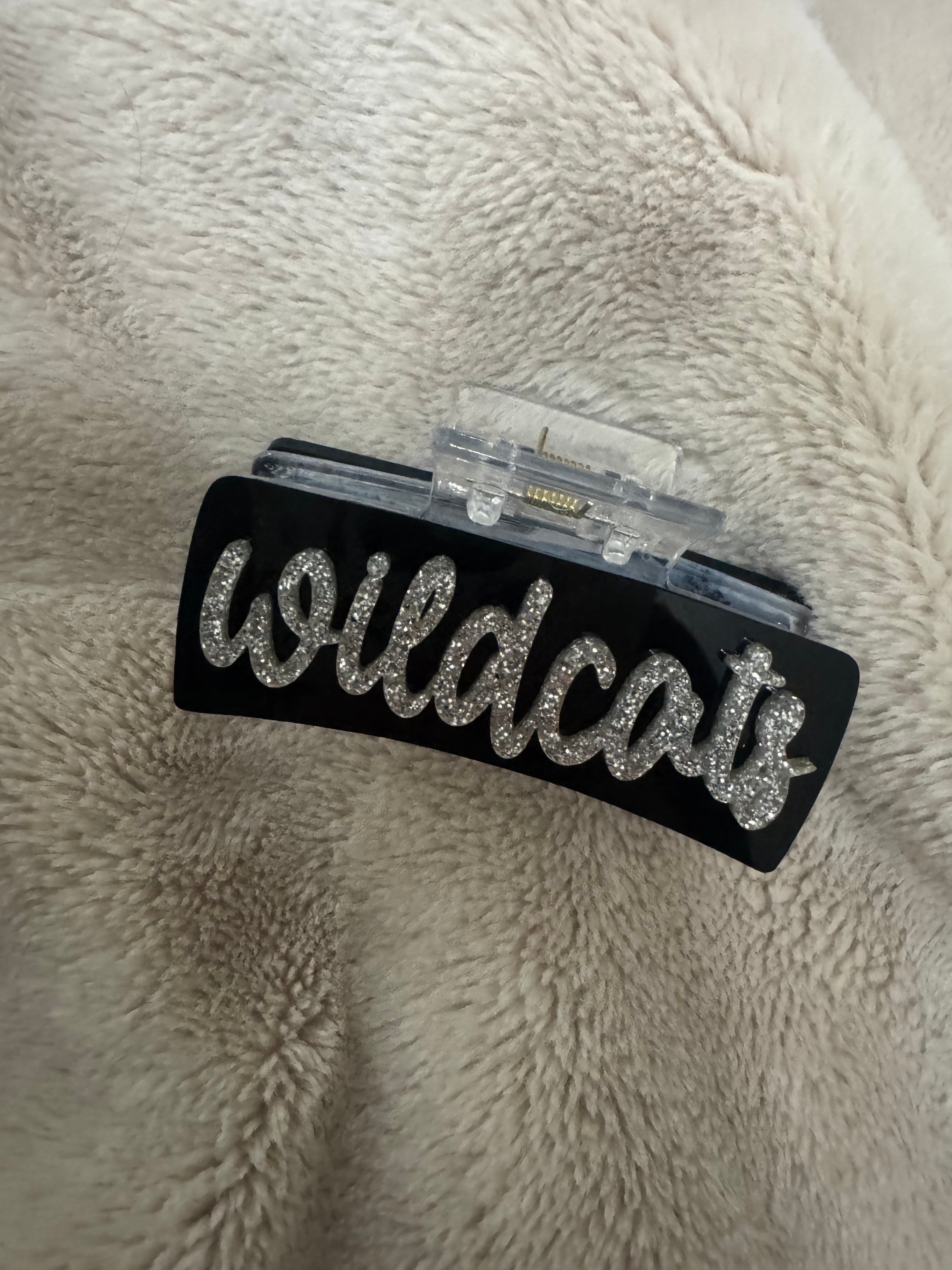 Wildcats Hair Claw Clips