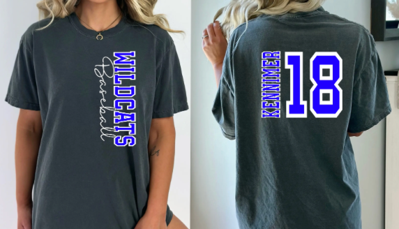 #1 Fan Baseball Shirt