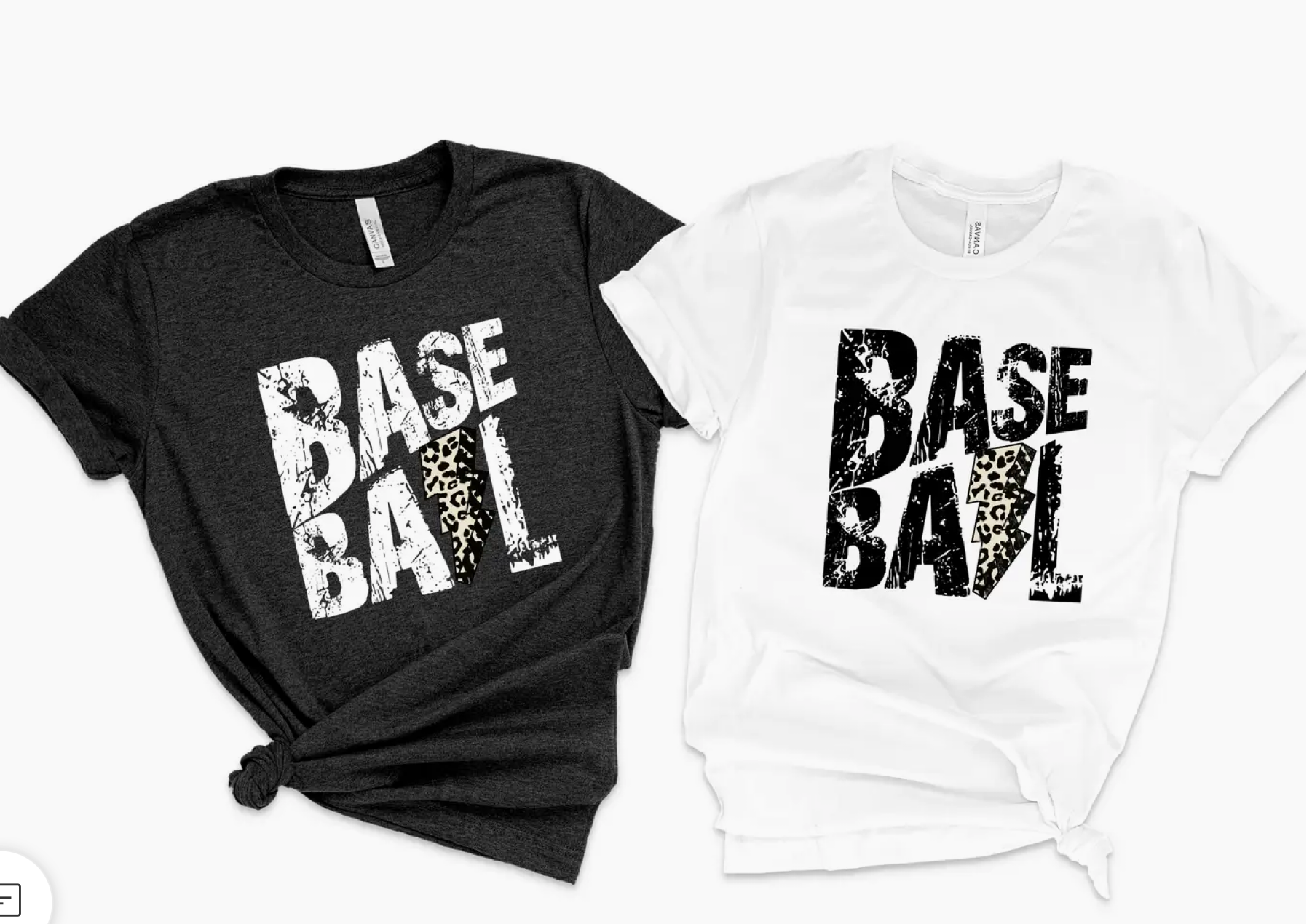 Baseball Cheetah T-Shirt