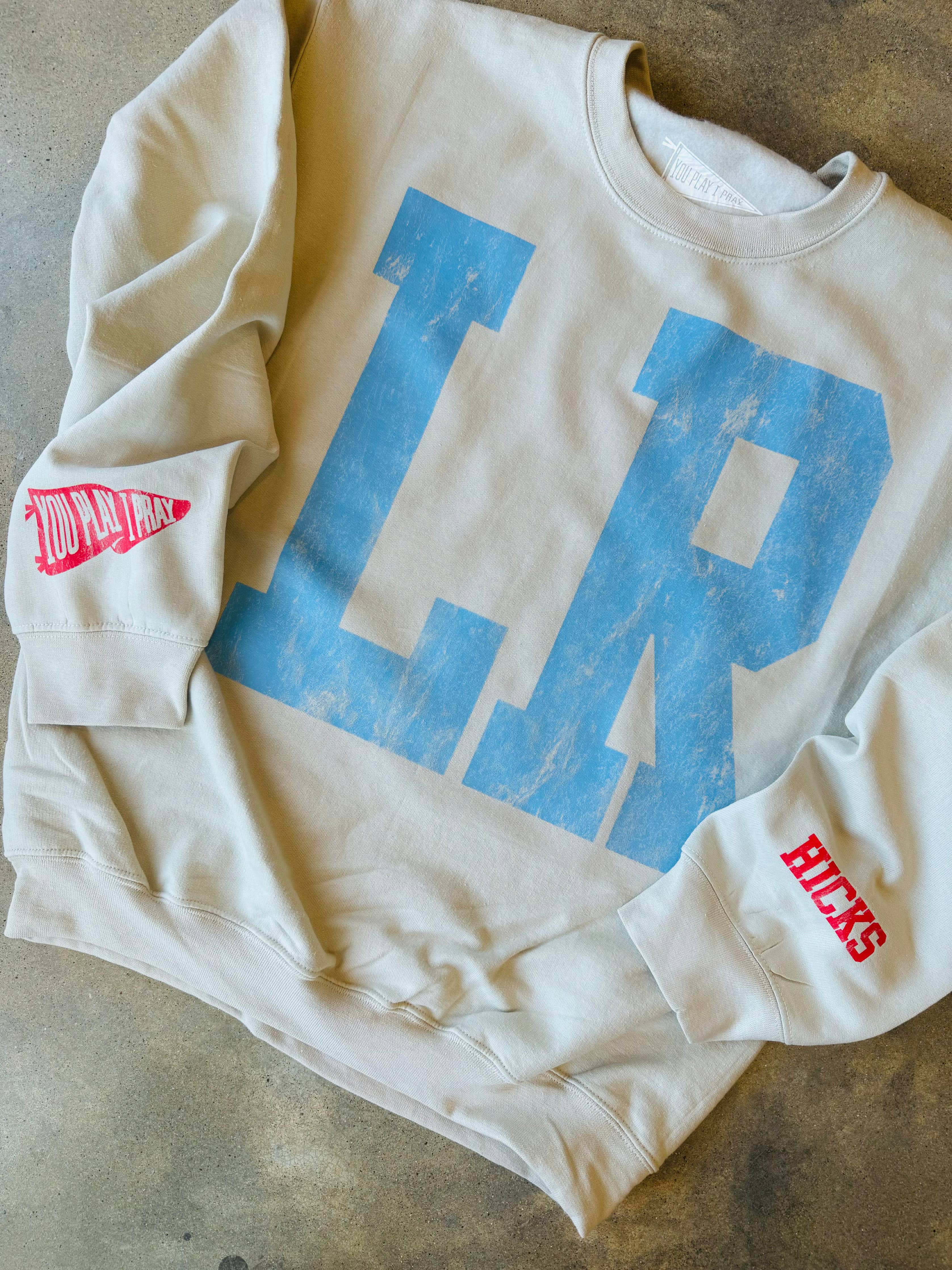 Custom #1 Fan | Gameday Sweatshirt | Graphic Tee: L