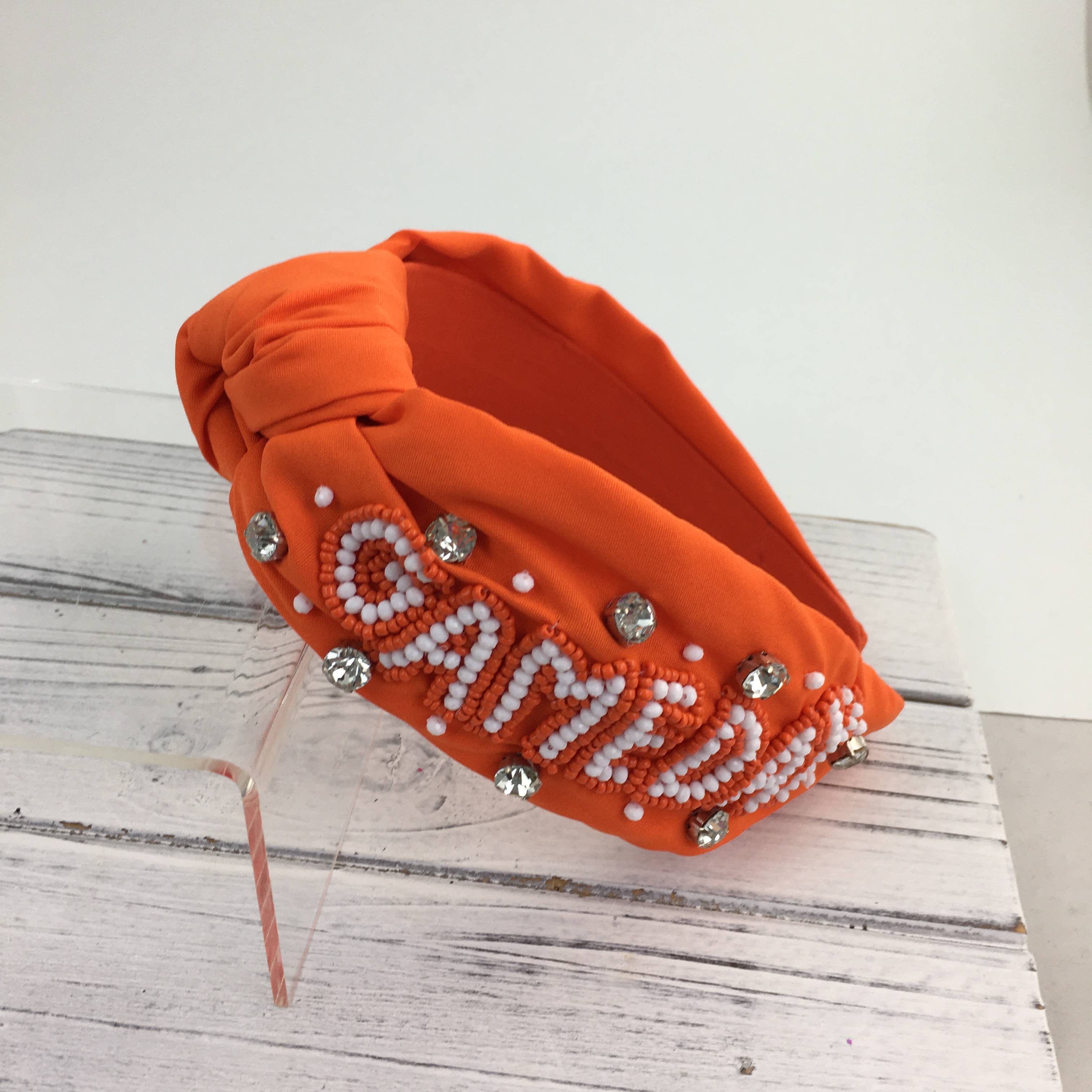 Beaded GAMEDAY knot headband